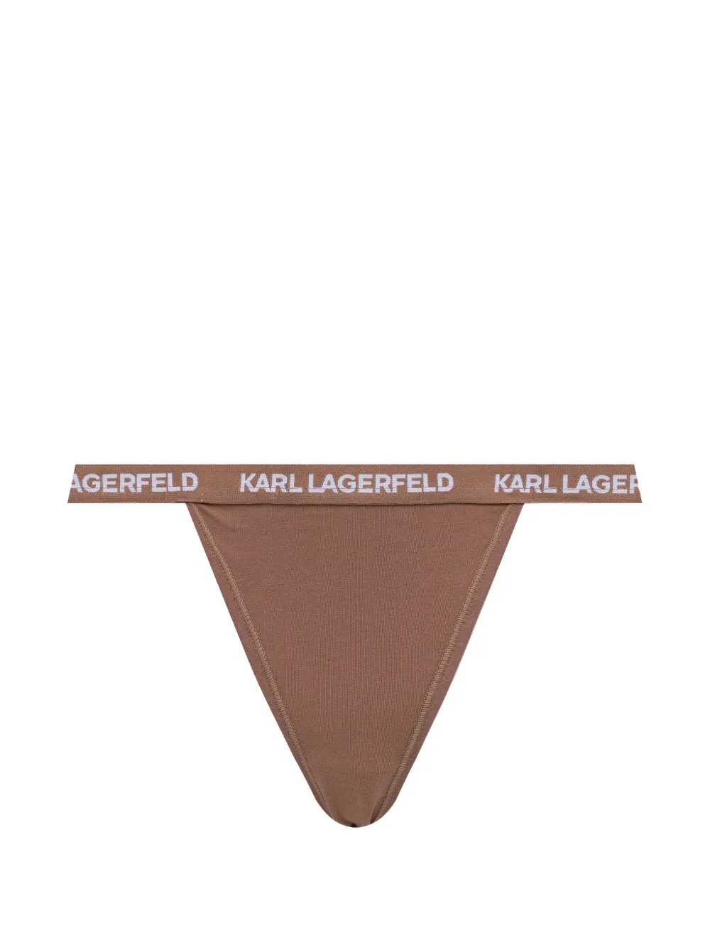 Karl Lagerfeld Zeven Braziliaanse slips met logoband Groen