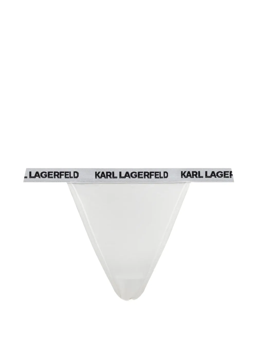 Karl Lagerfeld Zeven Braziliaanse slips met logoband Groen