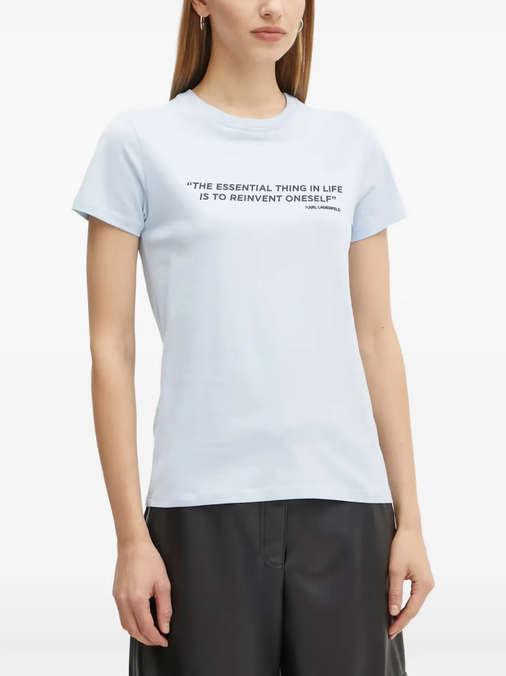 Karl Lagerfeld short-sleeved T-shirt - Blu