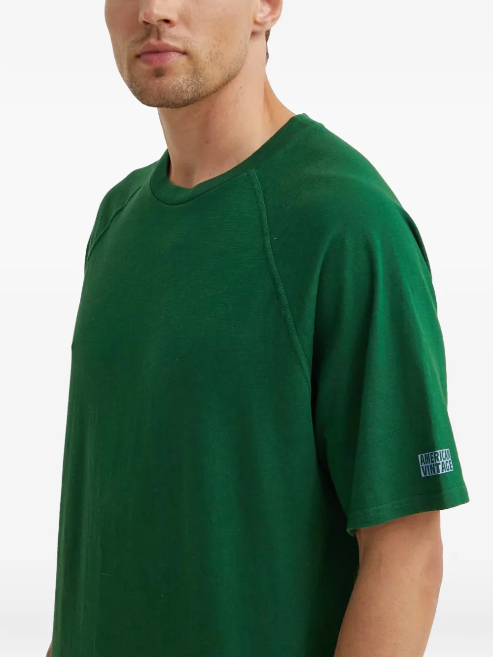 American Vintage Laweville T-shirt Groen
