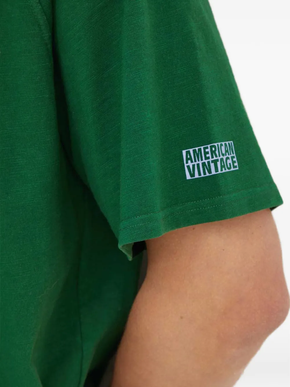 American Vintage Laweville T-shirt Groen