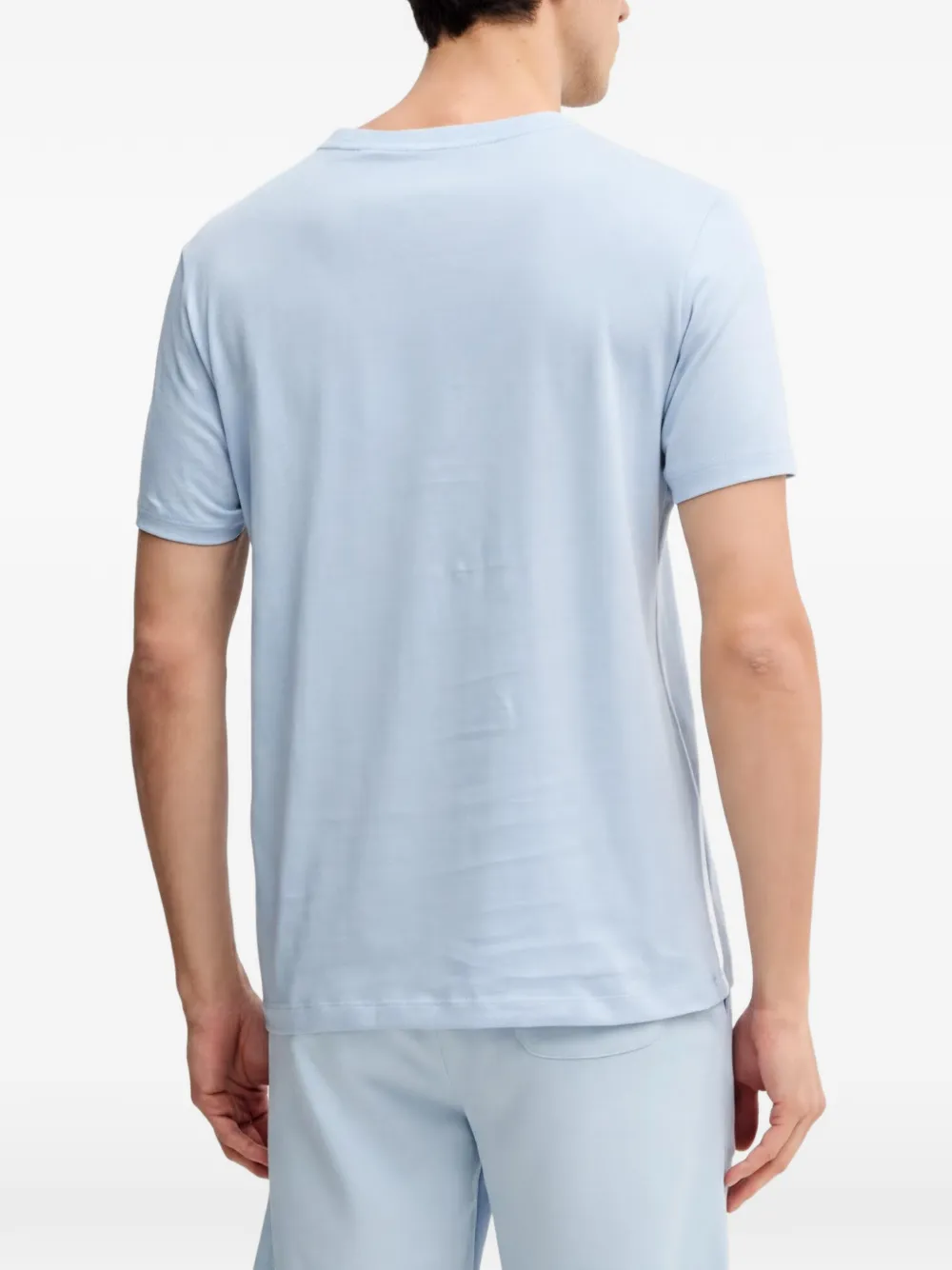 Karl Lagerfeld T-shirt met logoprint Blauw