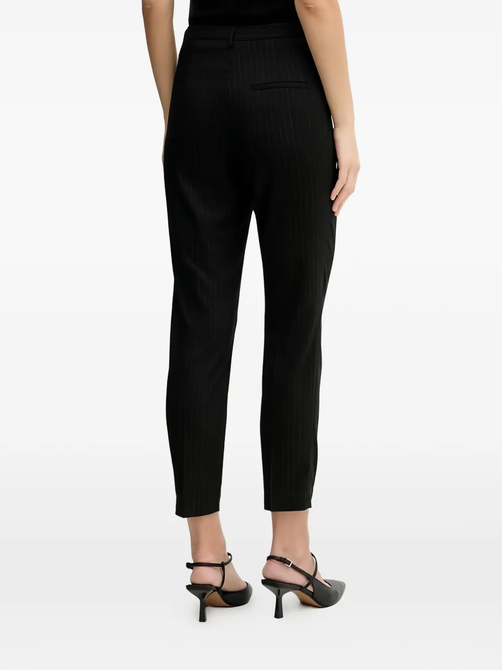 Sisley Broek met krijtstreep Zwart