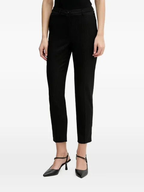 Sisley ankle-length pinstripe trousers