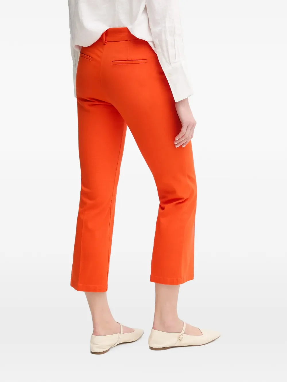 Sisley Broek met knoopsluiting Oranje