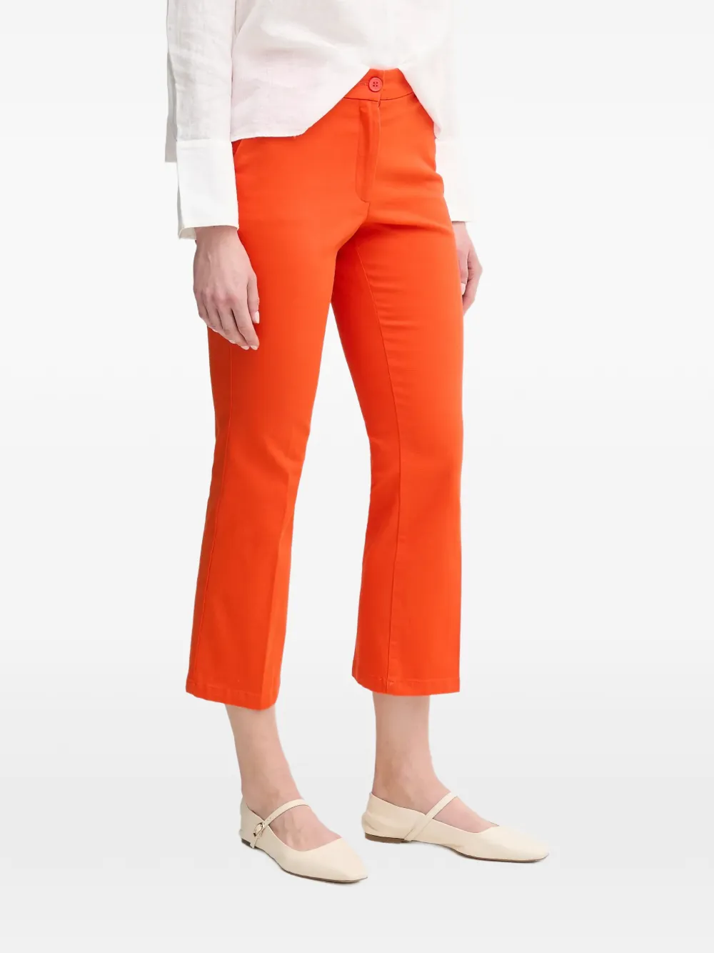 Sisley Pantaloni con bottoni - Arancione
