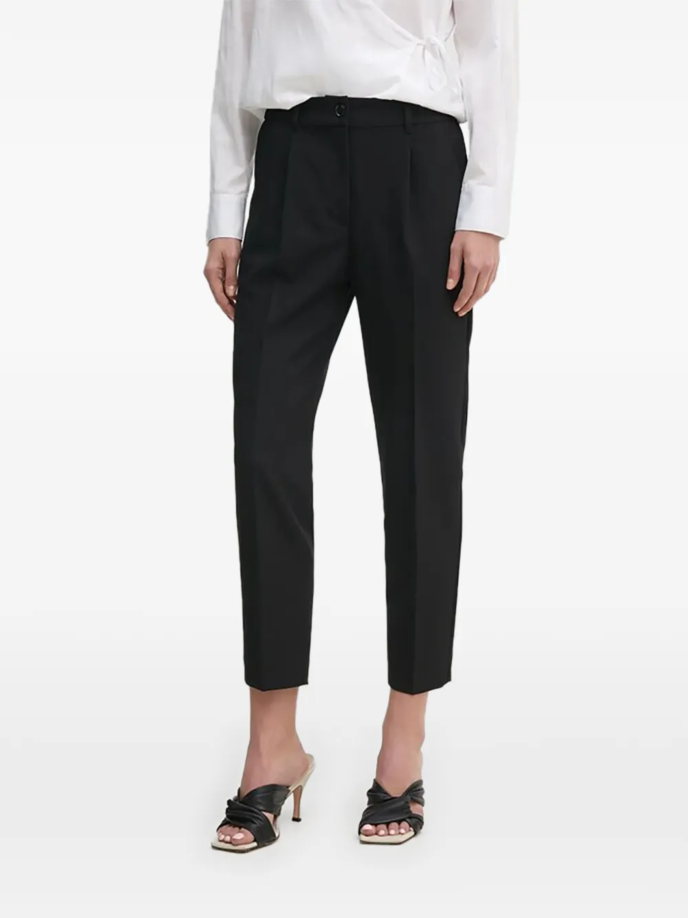 Sisley pleated trousers - Nero