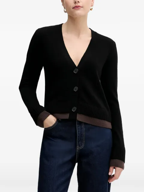 Sisley V-neck buttoned cardigan