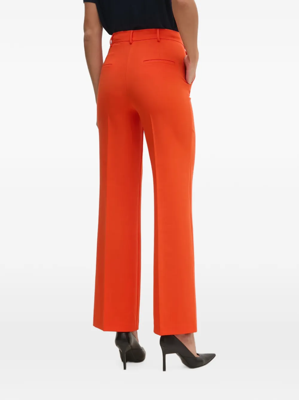Sisley high-waisted trousers Oranje