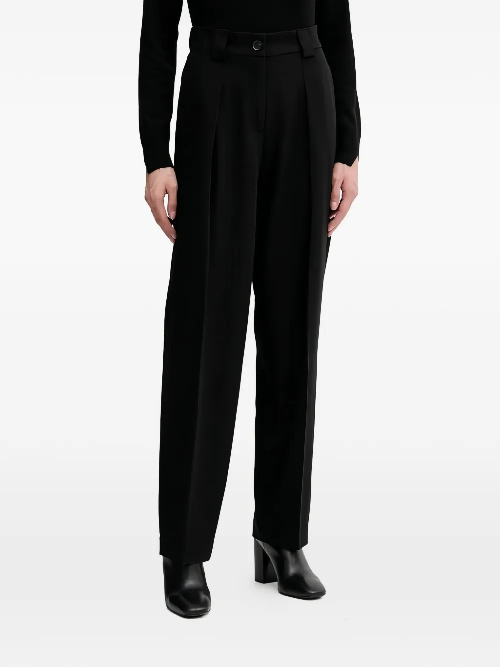 Sisley pleated trousers - Nero