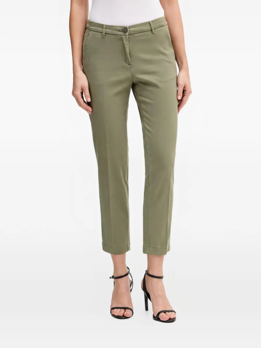 Sisley textured trousers - Verde