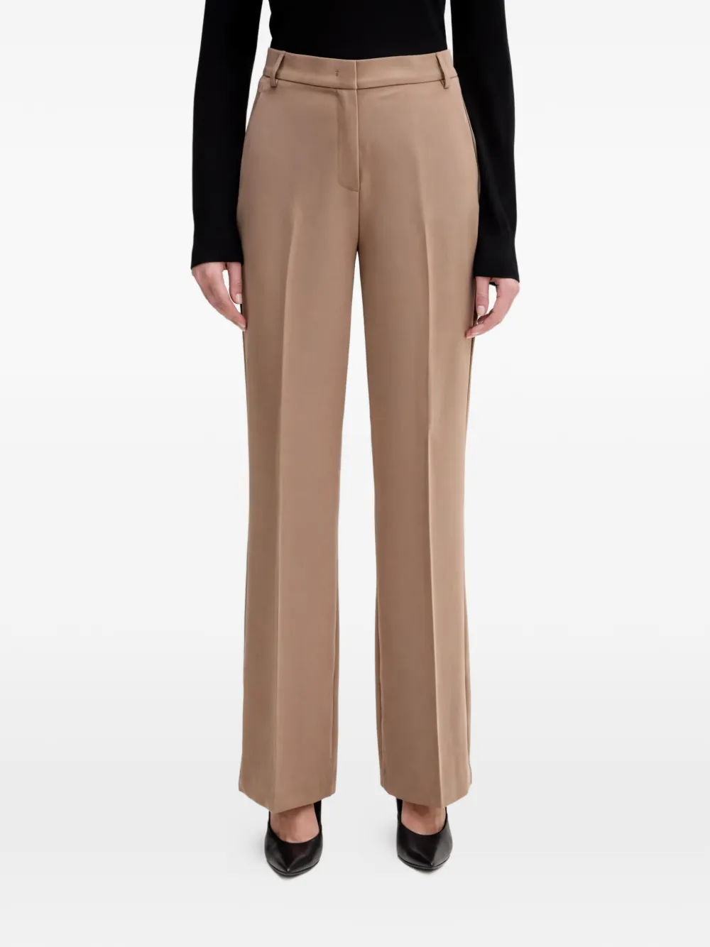 Sisley Pantaloni dritti - Marrone