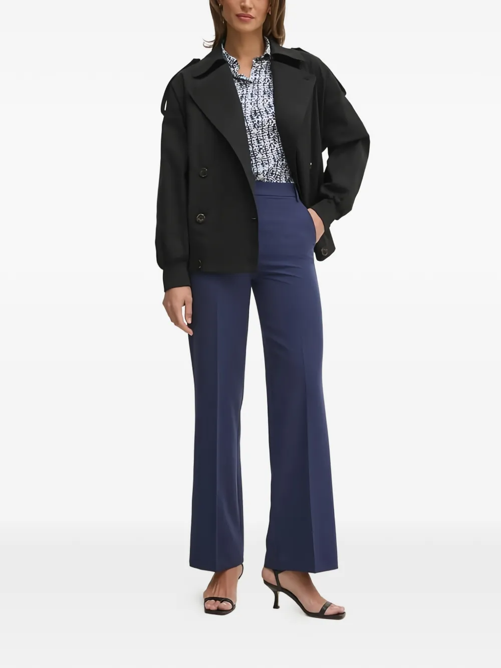 Sisley Flared broek Blauw