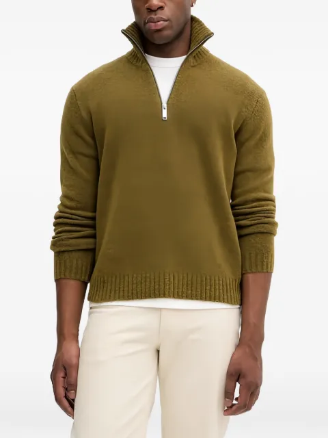 Sisley zip roll-neck sweater