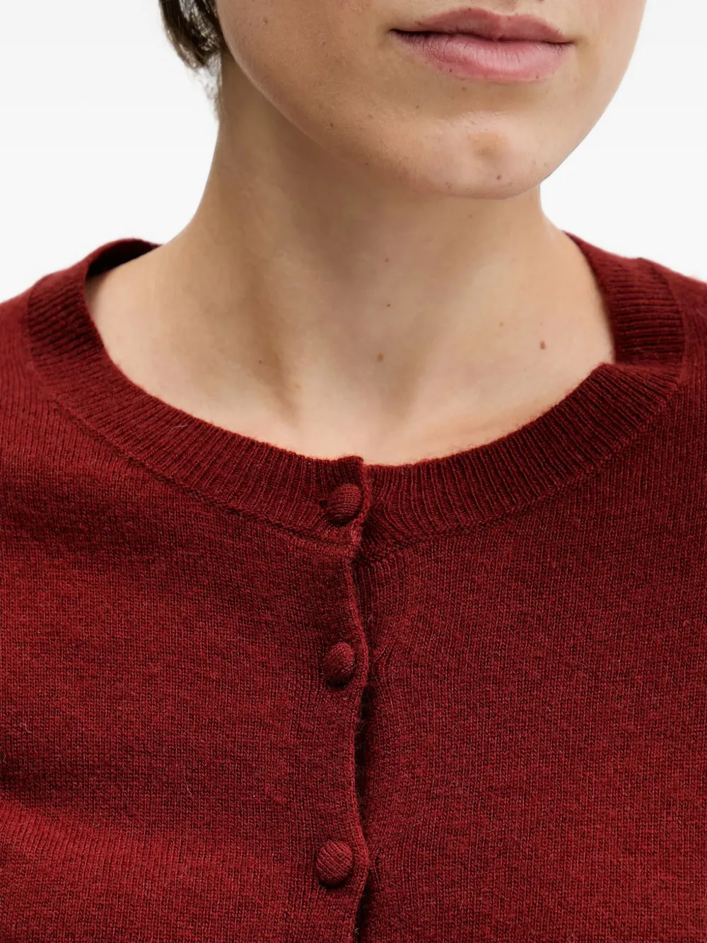 Sisley Vest met knopen Rood
