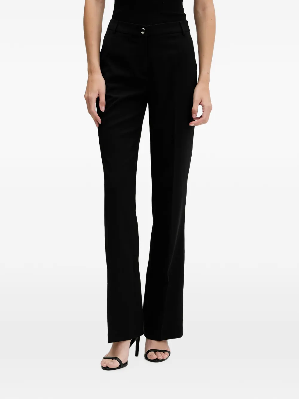 Sisley Pantaloni con piega - Nero