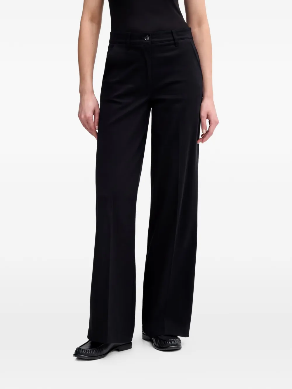 Sisley wide-leg trousers - Nero