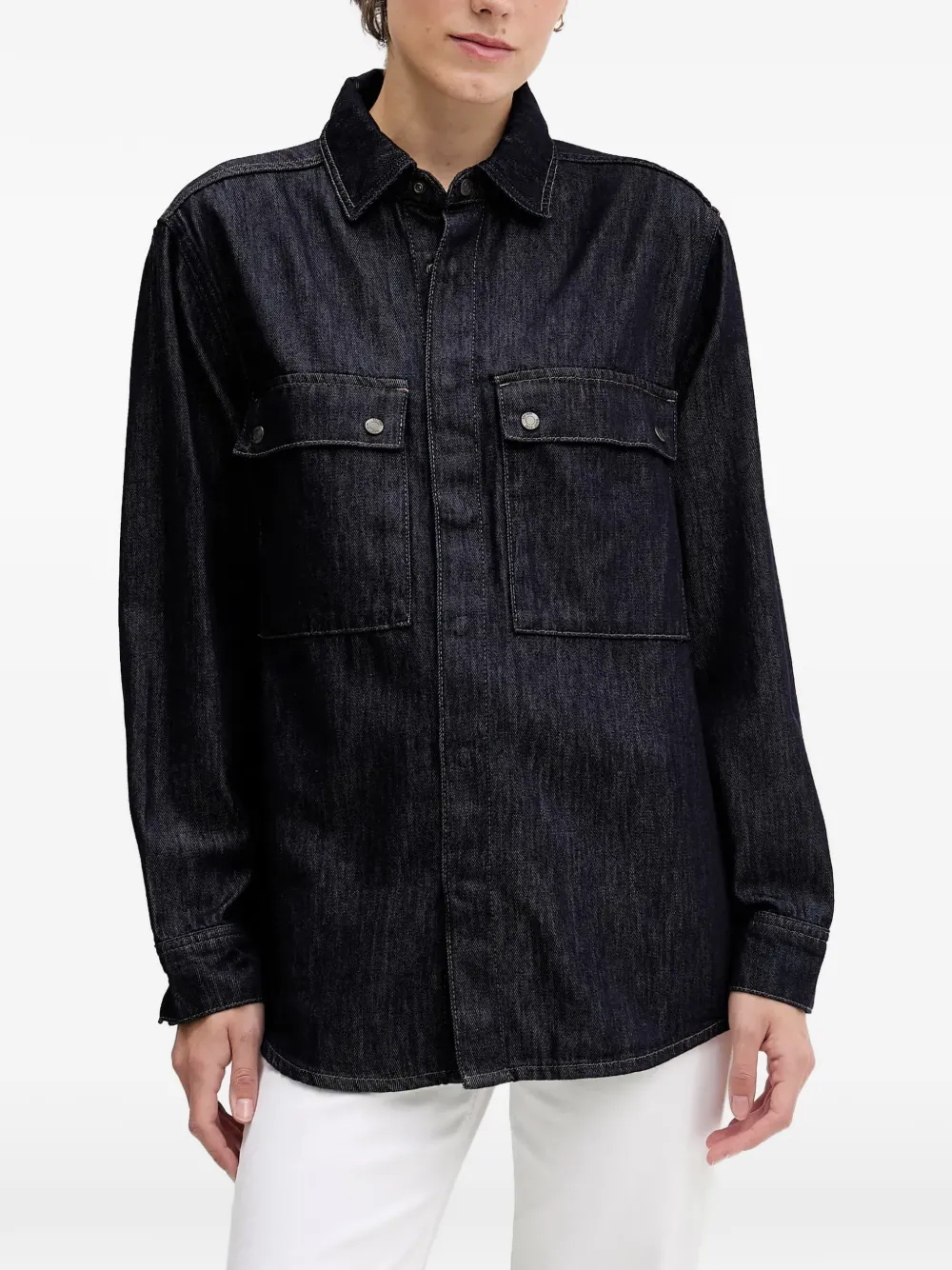 Sisley Camicia con taschino - Blu