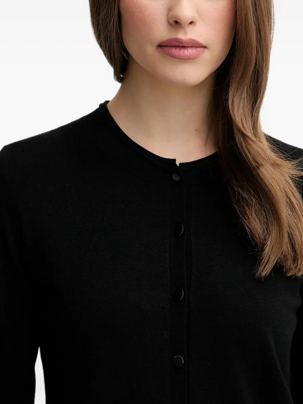 Sisley Vest met knopen Zwart