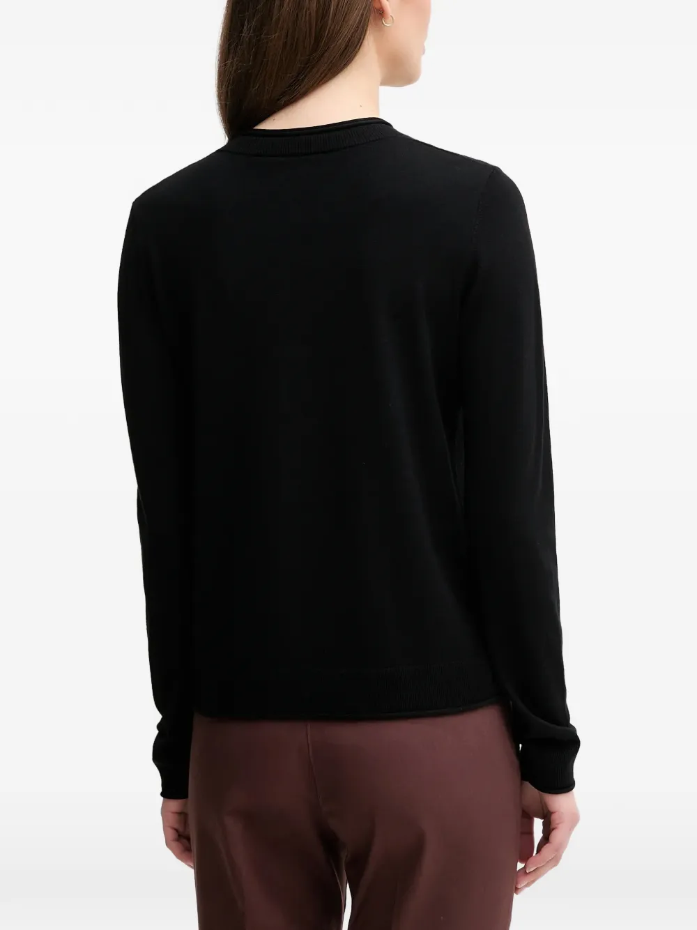 Sisley Vest met knopen Zwart