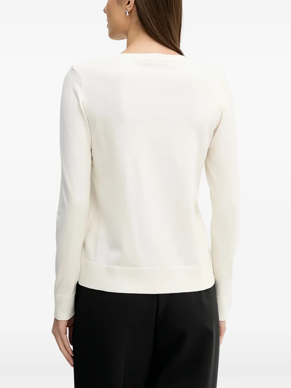 Sisley Trui met ronde hals Beige