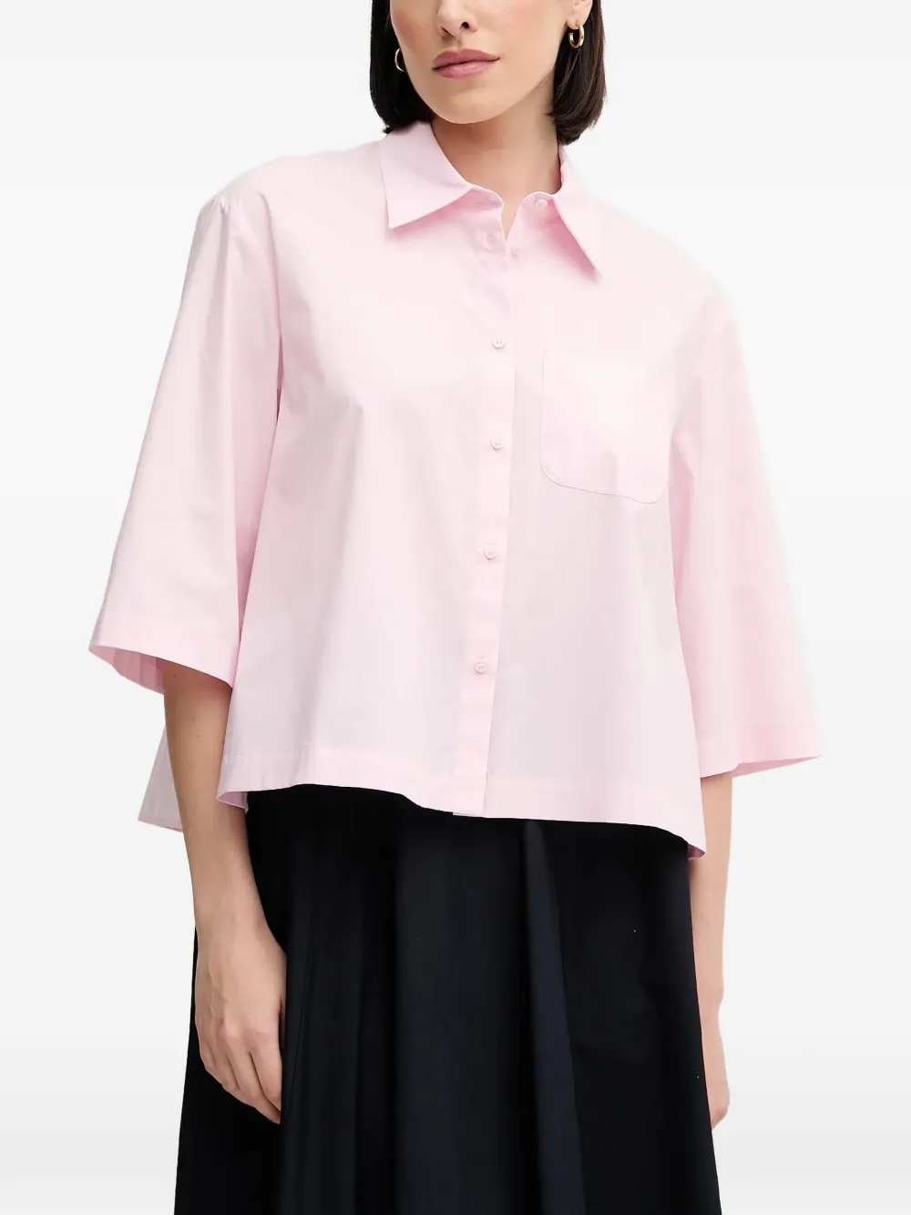 Sisley Camicia a maniche corte - Rosa