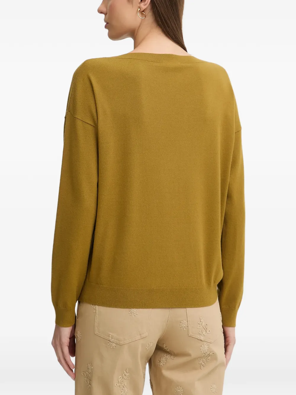 Sisley long-sleeve sweater Groen
