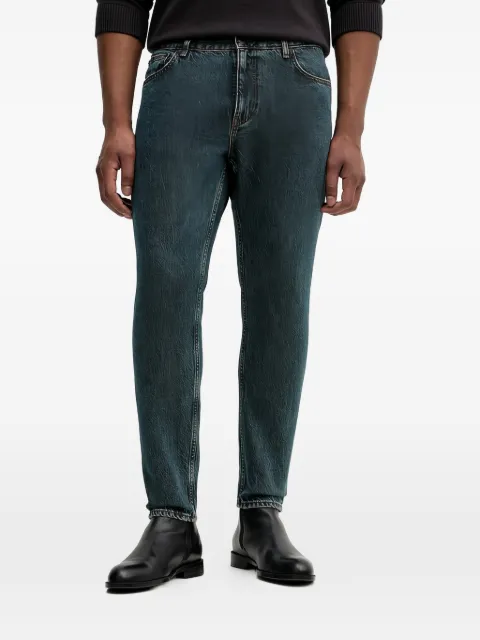Sisley slim-fit patch-detail denim jeans