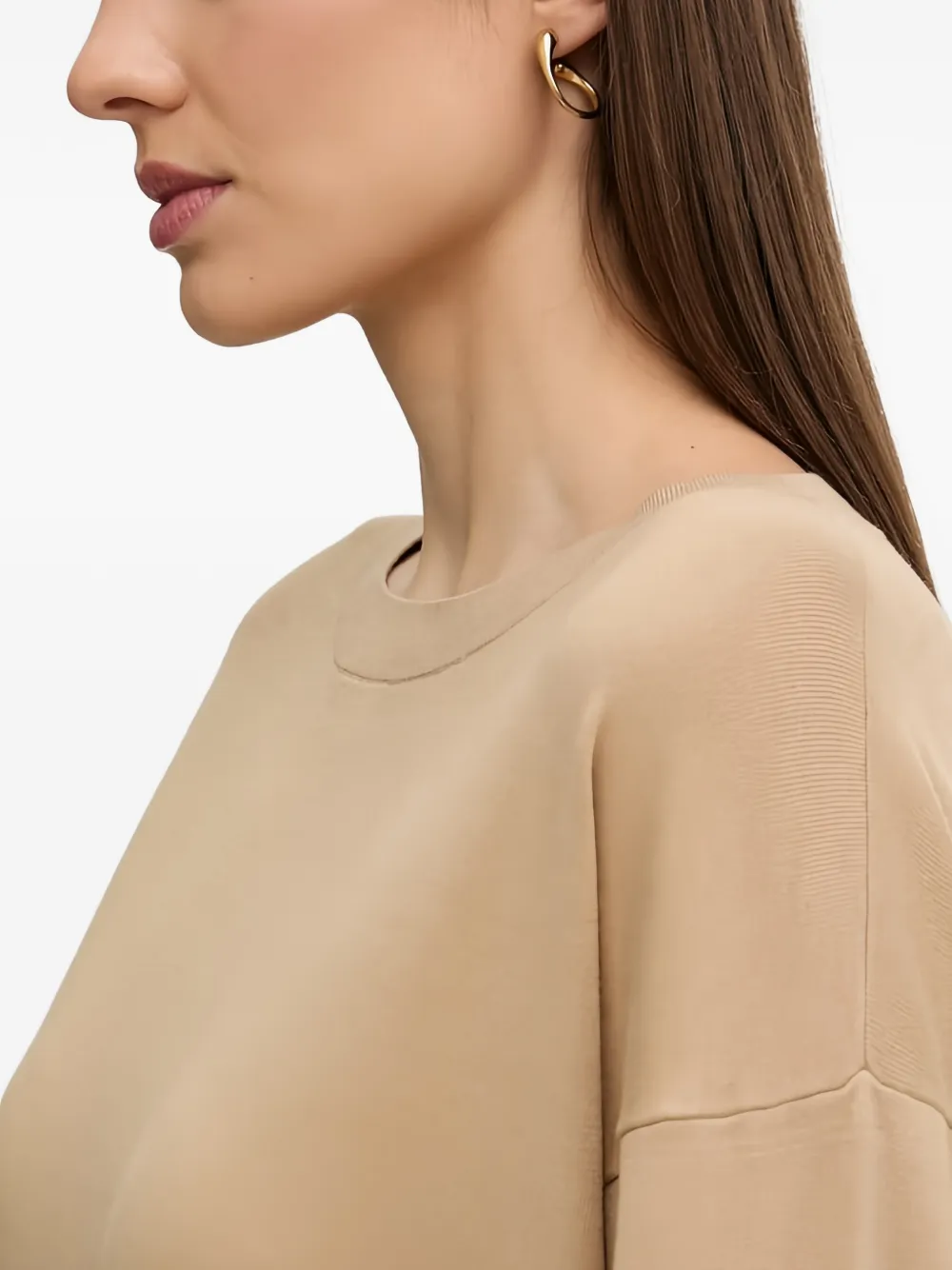Sisley Trui met lange mouwen Bruin