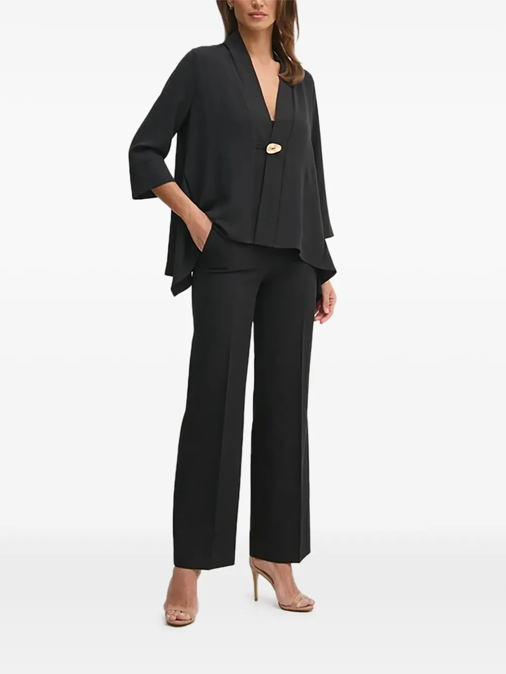 Sisley Broek met zijzak Zwart
