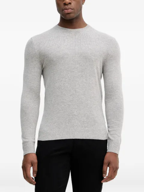 Sisley crew-neck ribbed-trim sweater