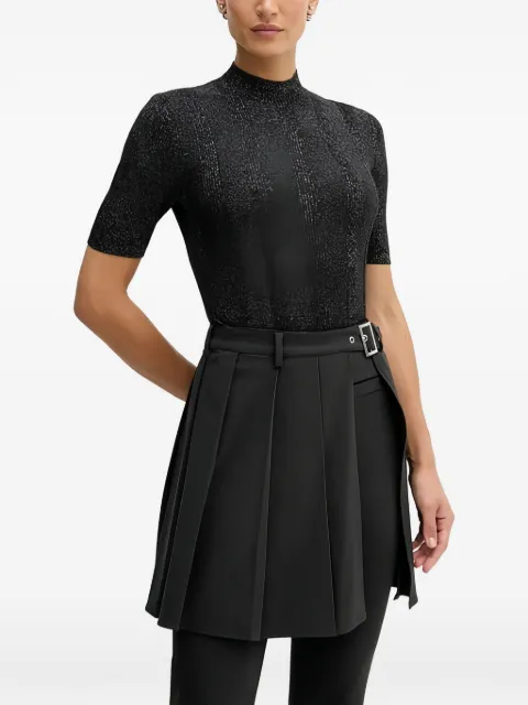 Sisley short-sleeve turtleneck sweater