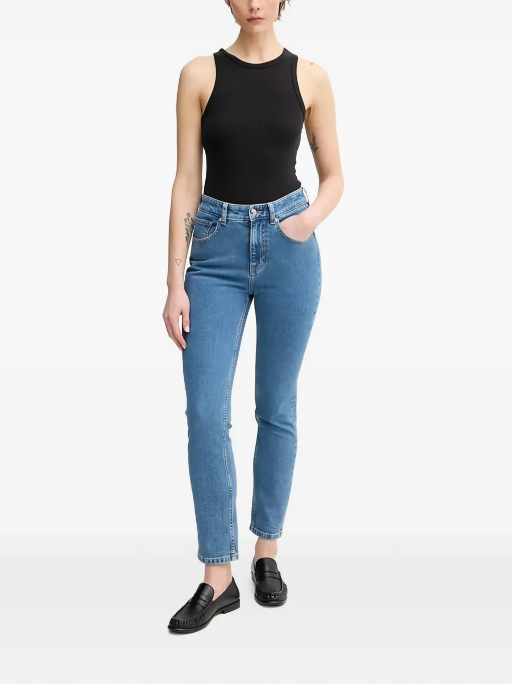 Sisley Vaqueros Rectos - Azul 