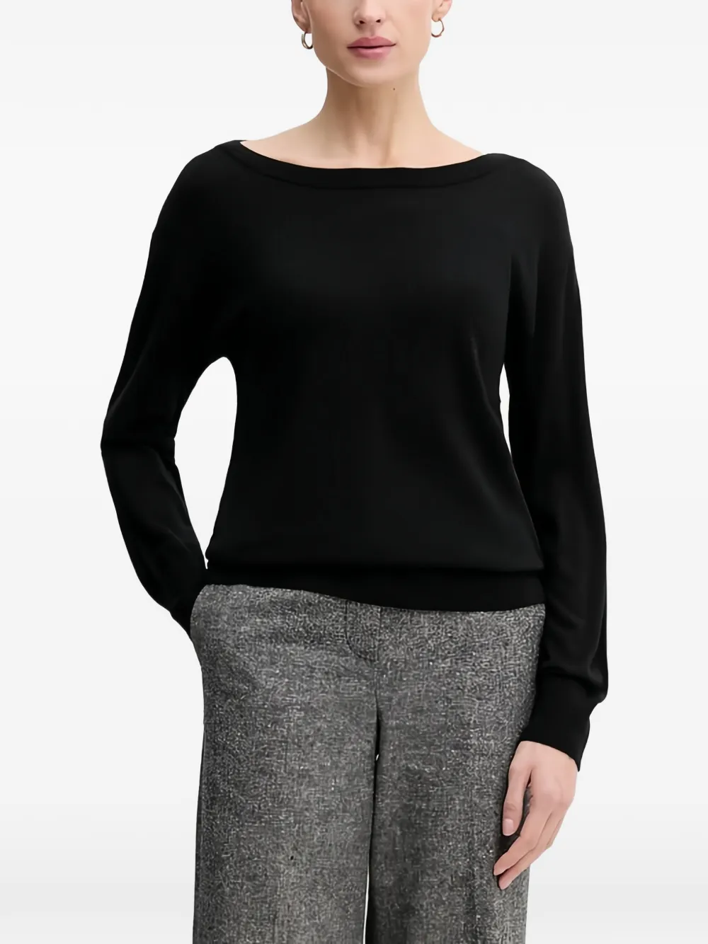 Sisley boat neck knitwear