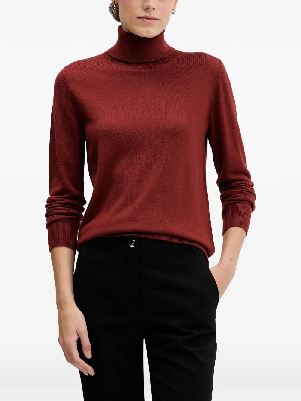 Sisley roll neck knitwear