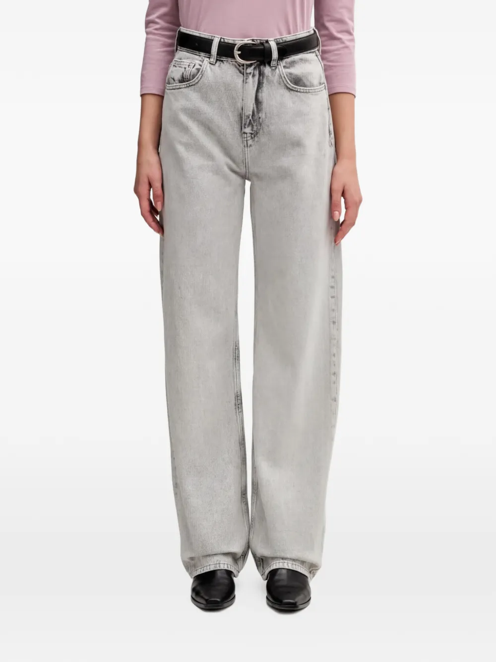 Sisley acid-wash jeans - Grau