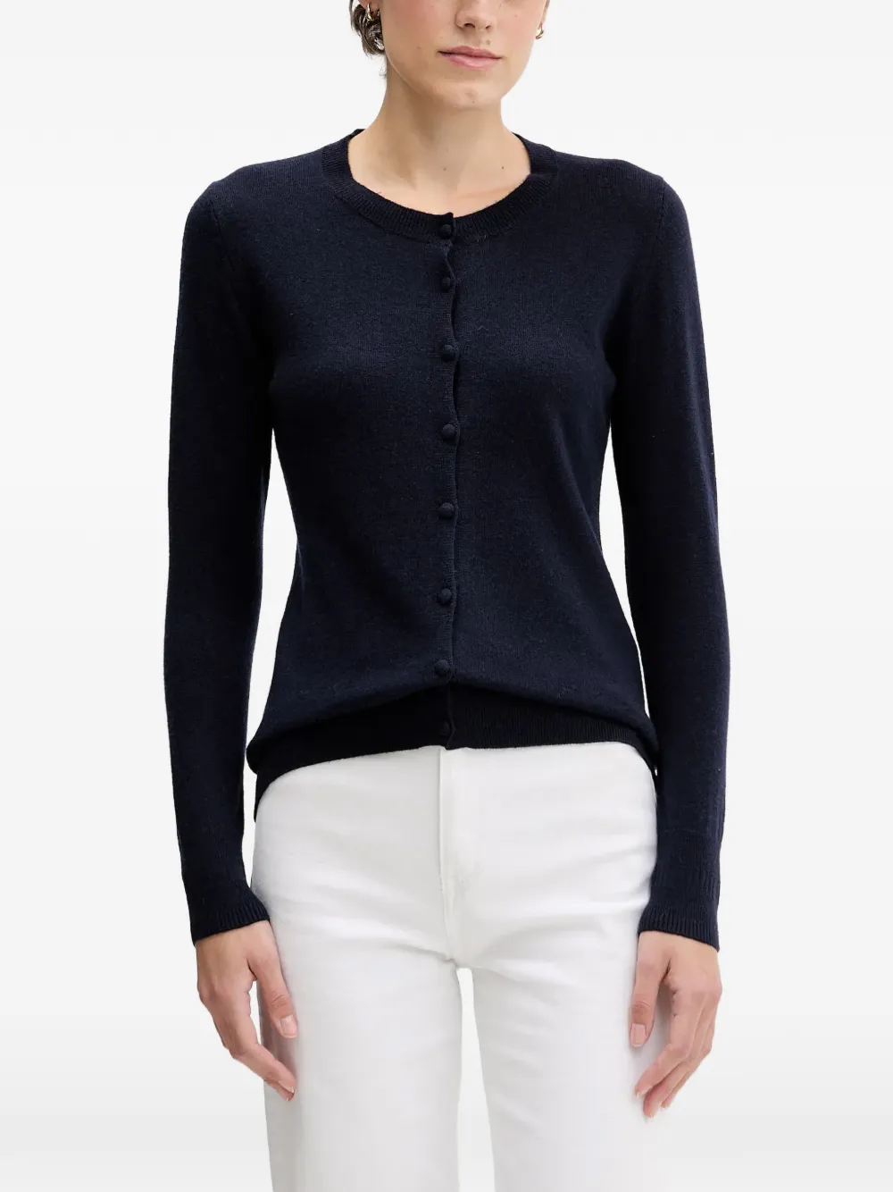 Sisley button-up knit cardigan