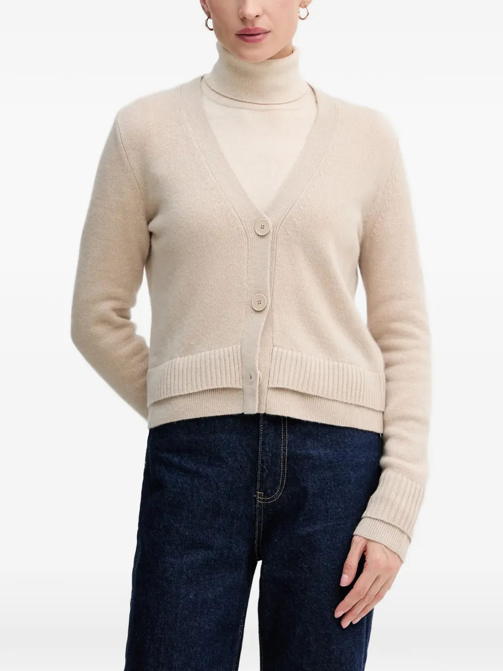 Sisley V-neck cardigan