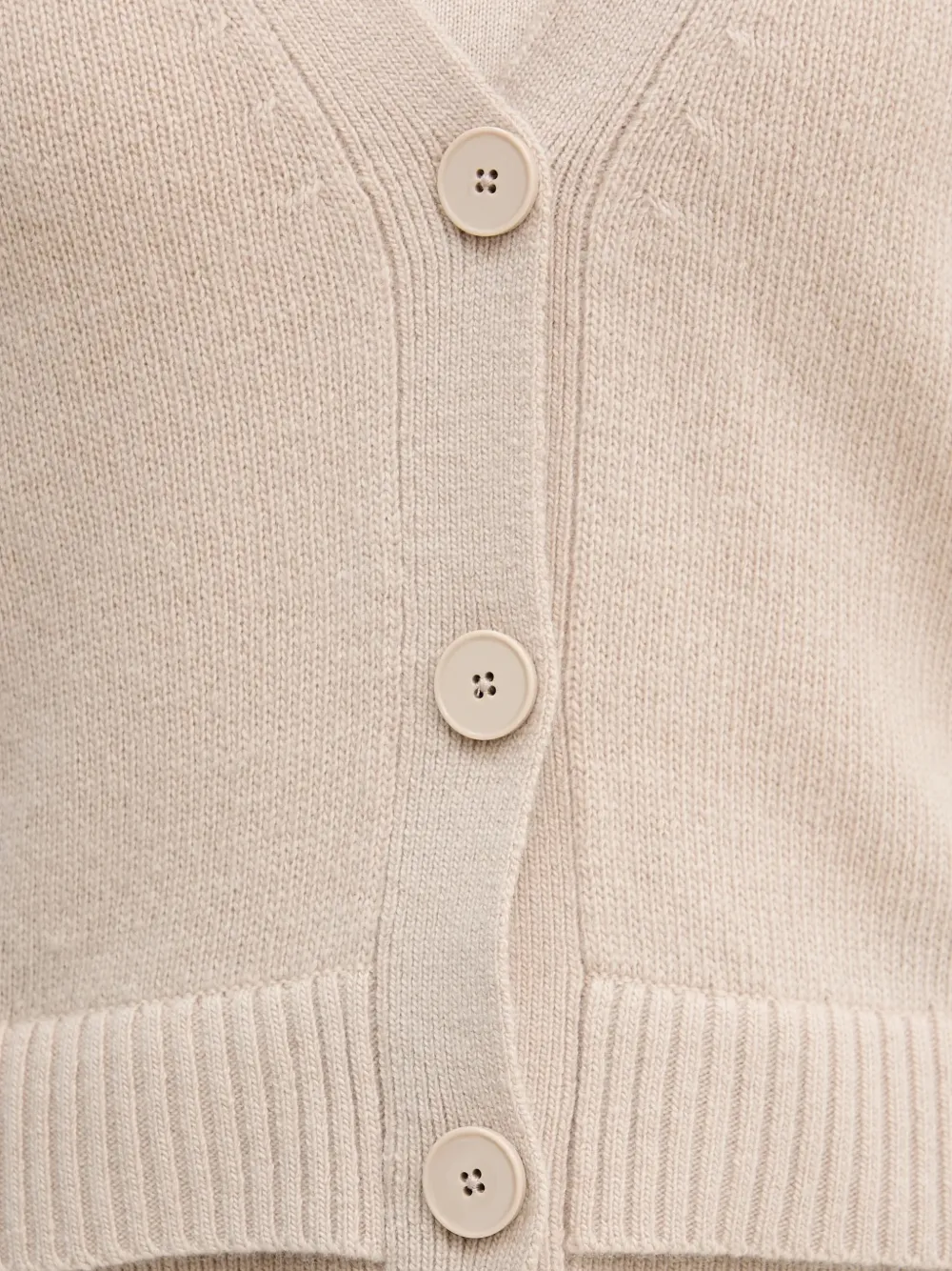 Sisley V-neck cardigan Beige