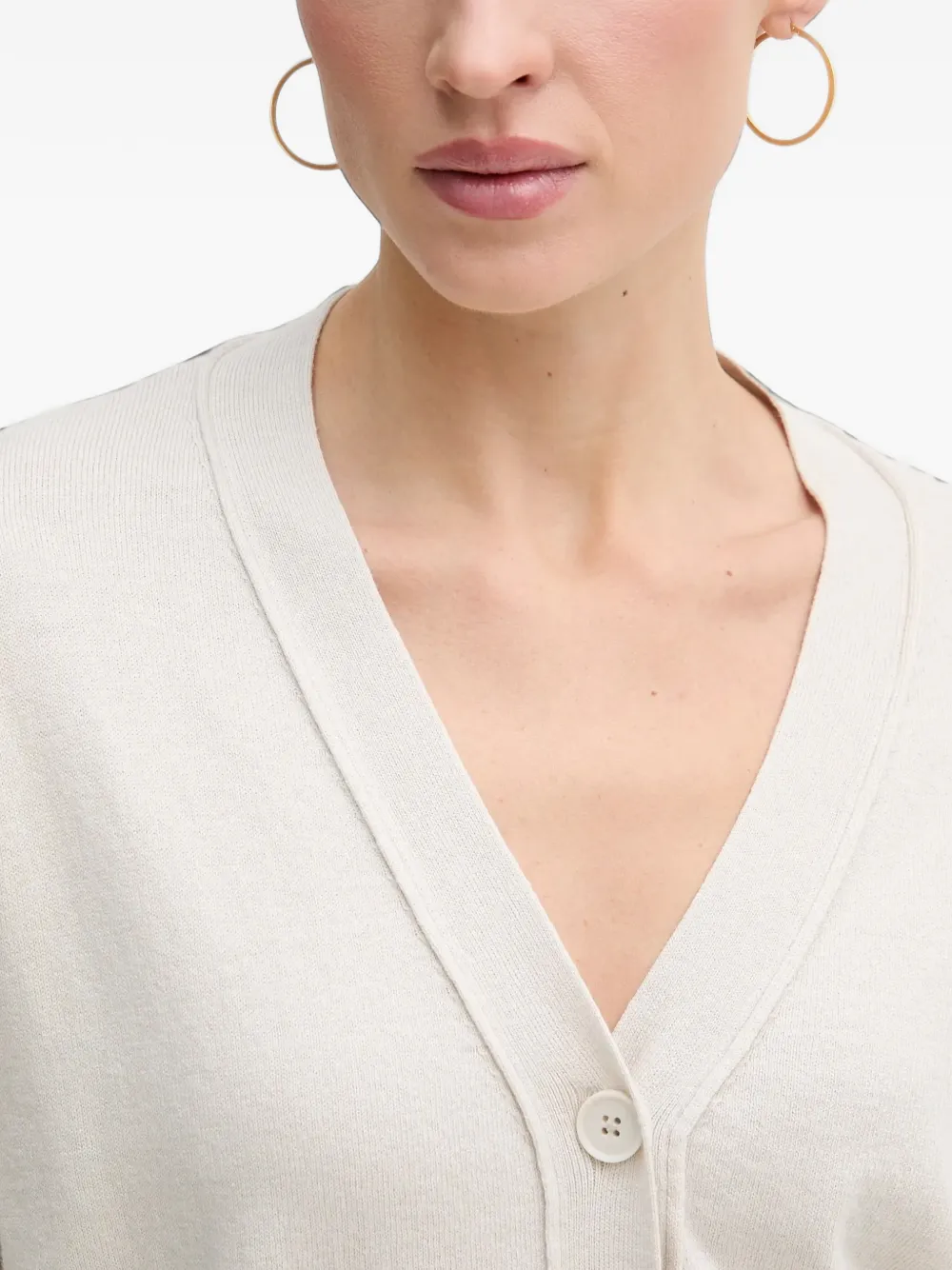 Sisley Button-up vest Beige