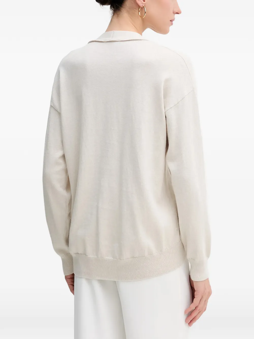 Sisley Button-up vest Beige