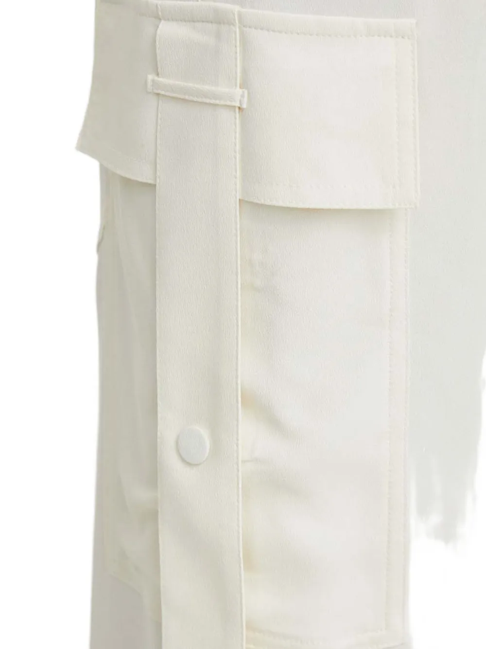 Sisley Broek met cargo zak Beige