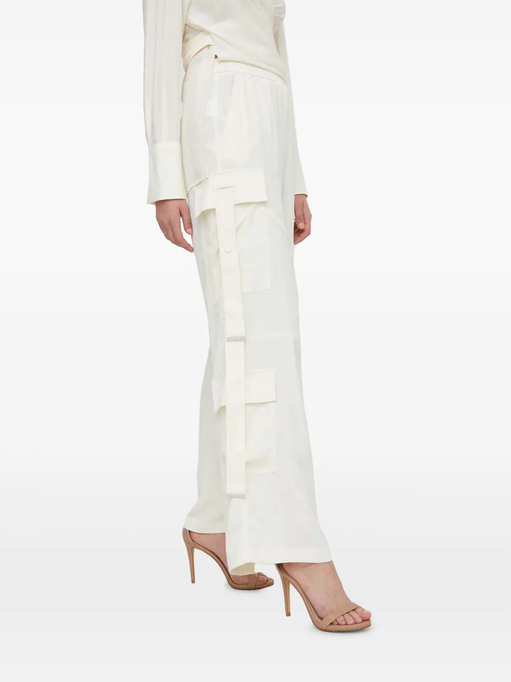 Sisley pantalon à poches cargo - Tons neutres Sisley pantalon à poches cargo - Tons neutres