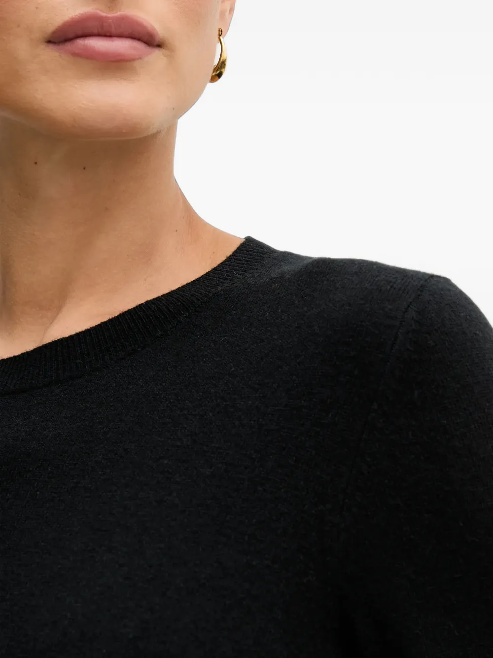 Sisley long-sleeve sweater Zwart