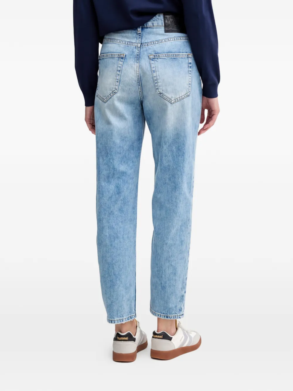  Sisley Vaqueros Con Trabillas - Azul 