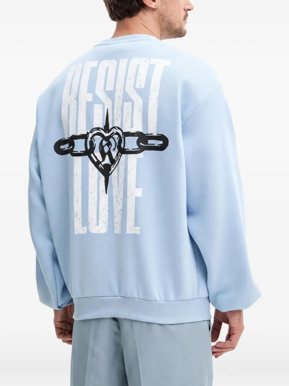 karl kani Sweater met logodetail Blauw