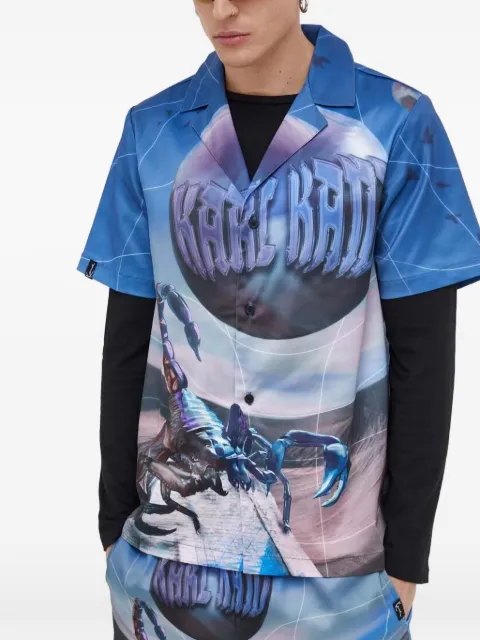 karl kani graphic-print short-sleeve shirt