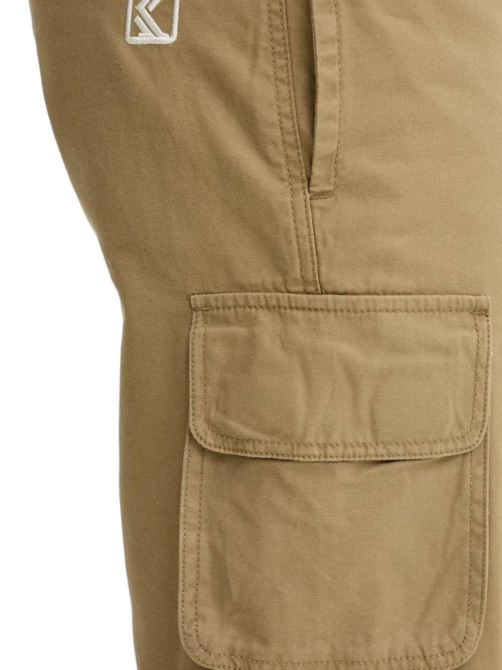 karl kani cargo pocket shorts Beige