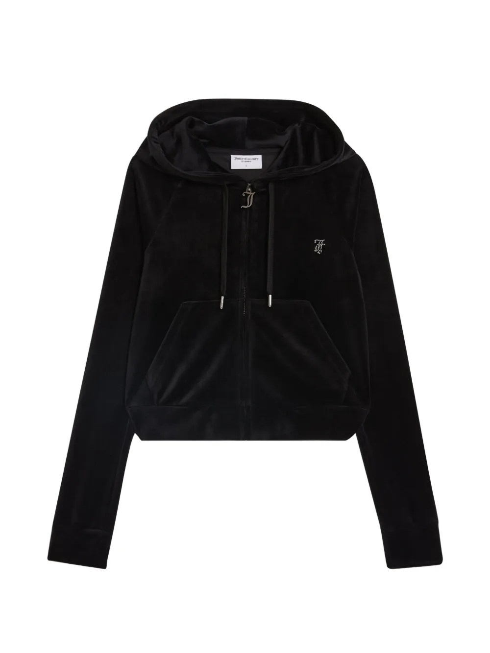 Juicy Couture Kapuzenjacke mit Strass - Schwarz