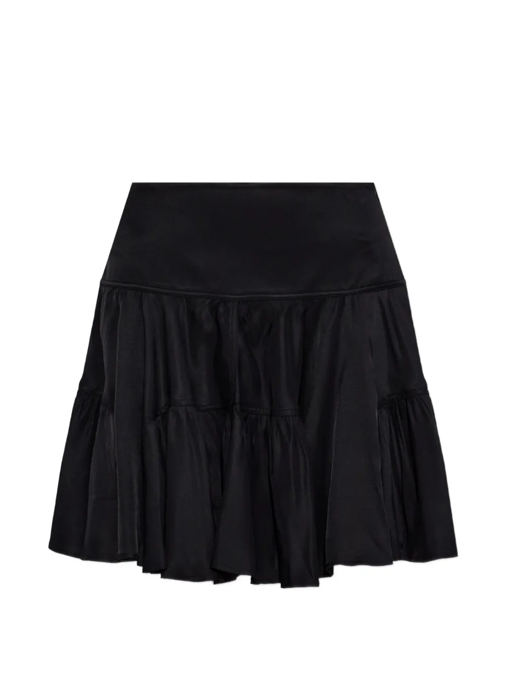 IRO ruffled mini skirt - Nero